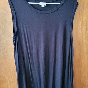 LuLaRoe Blue Sleeveless Tank Top